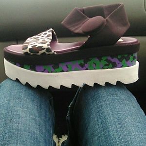 Stella mccartney platform wedges sz 36